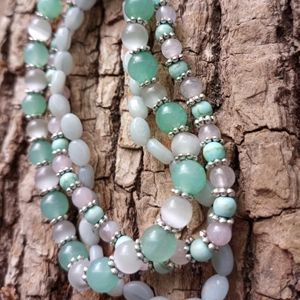 3 set stretch bracelets handmade